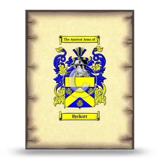 Byckott Coat of Arms Print