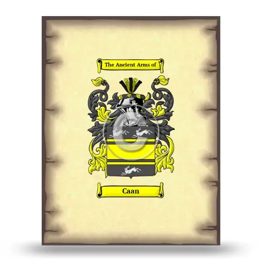 Caan Coat of Arms Print