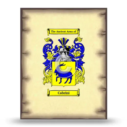 Cabrini Coat of Arms Print