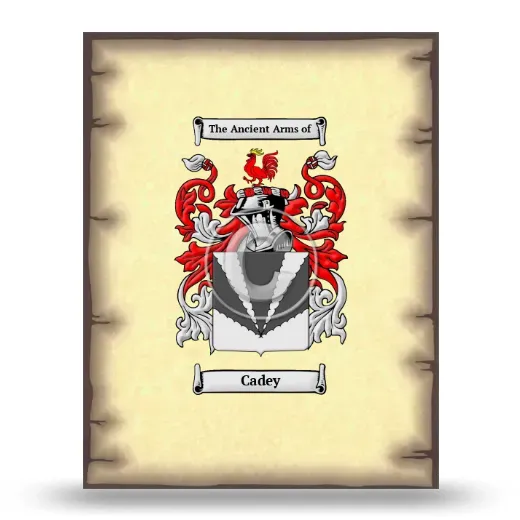 Cadey Coat of Arms Print