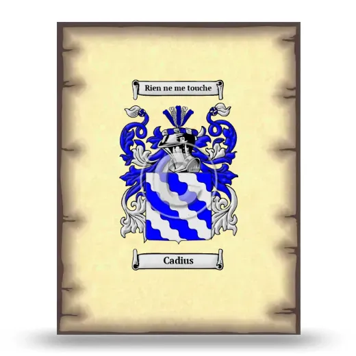 Cadius Coat of Arms Print