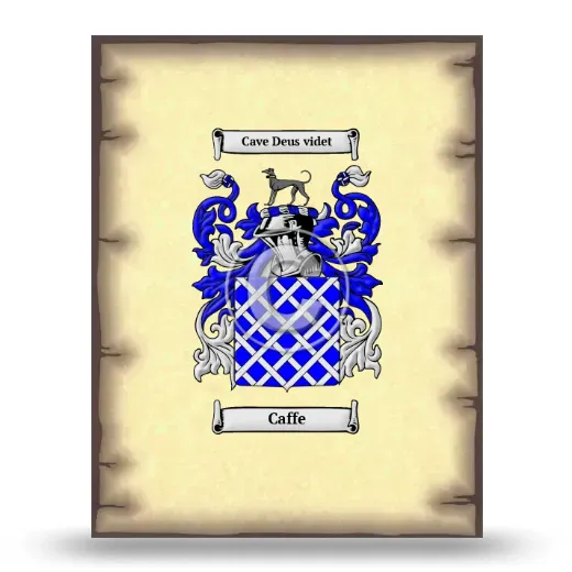 Caffe Coat of Arms Print