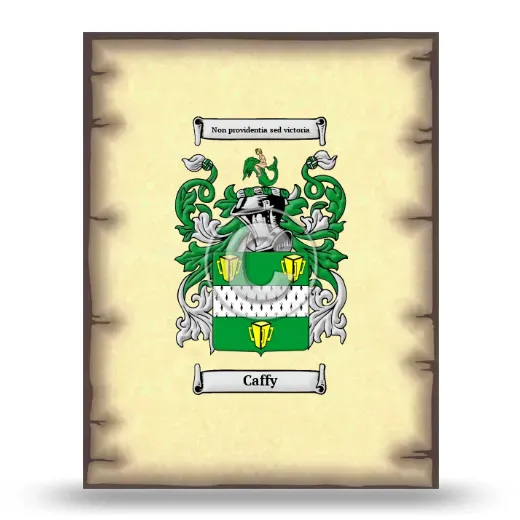 Caffy Coat of Arms Print