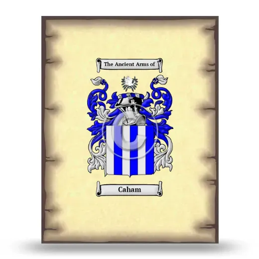 Caham Coat of Arms Print
