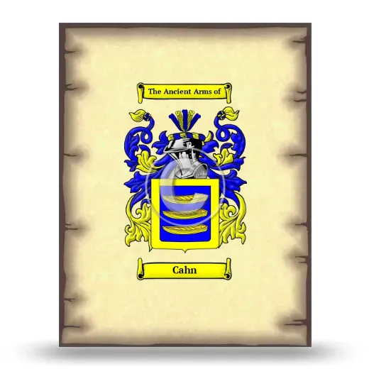 Cahn Coat of Arms Print