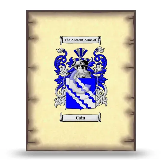 Cain Coat of Arms Print