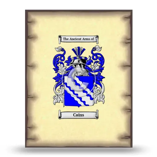 Cains Coat of Arms Print