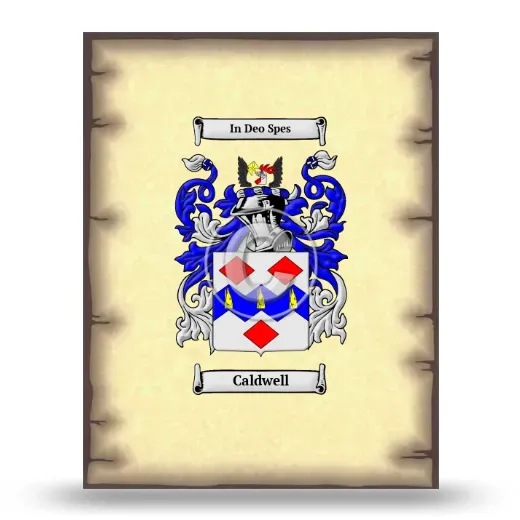 Caldwell Coat of Arms Print
