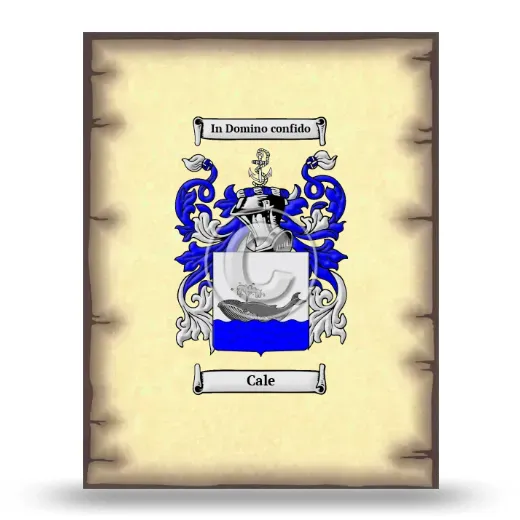 Cale Coat of Arms Print