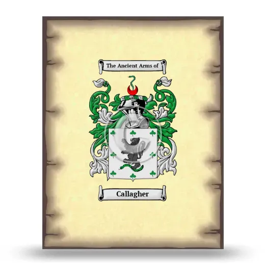 Callagher Coat of Arms Print