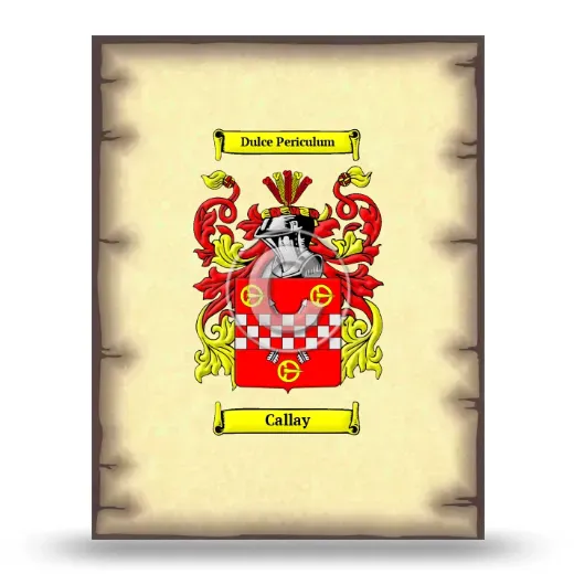 Callay Coat of Arms Print