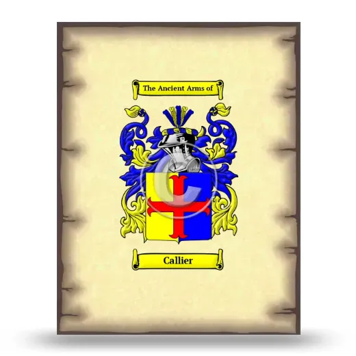 Callier Coat of Arms Print