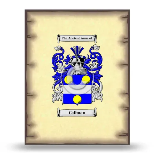 Callman Coat of Arms Print