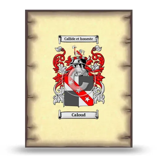 Caloud Coat of Arms Print