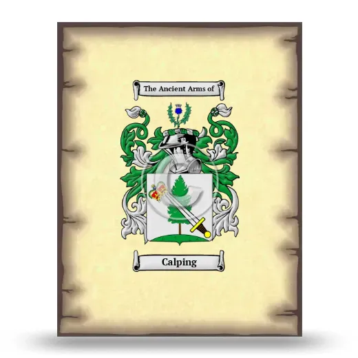 Calping Coat of Arms Print