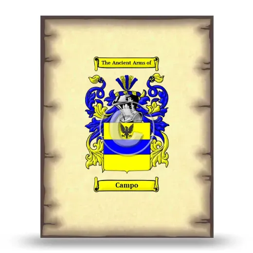 Campo Coat of Arms Print