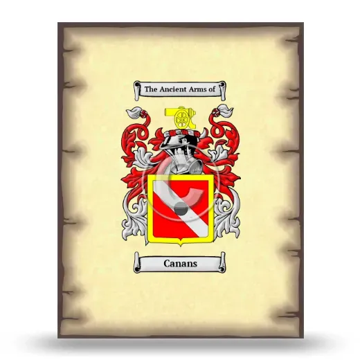 Canans Coat of Arms Print