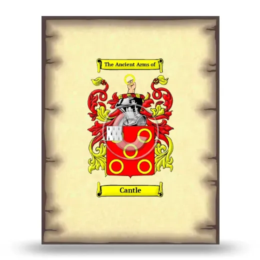Cantle Coat of Arms Print