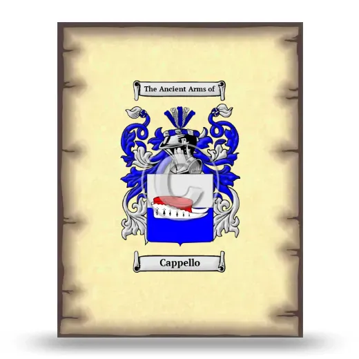 Cappello Coat of Arms Print