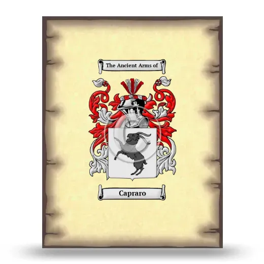 Capraro Coat of Arms Print