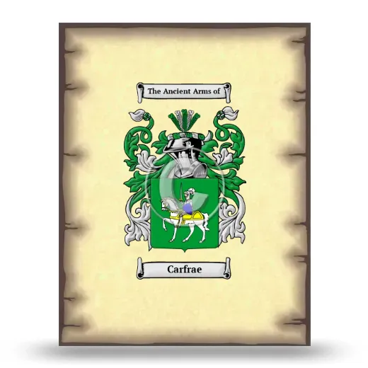 Carfrae Coat of Arms Print