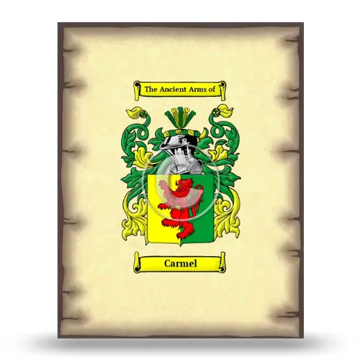 Carmel Coat of Arms Print