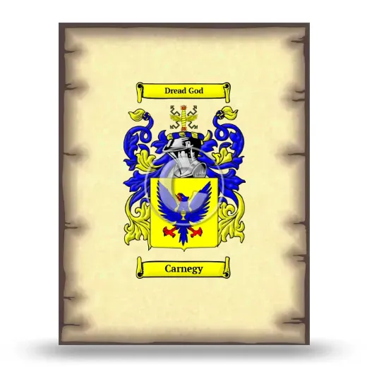 Carnegy Coat of Arms Print