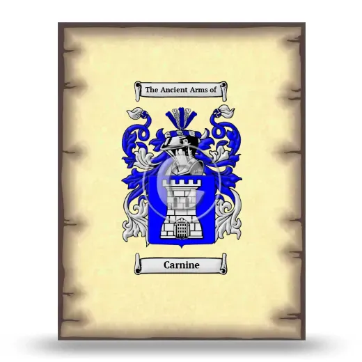 Carnine Coat of Arms Print