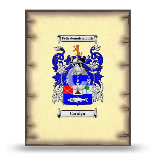 Carolyn Coat of Arms Print