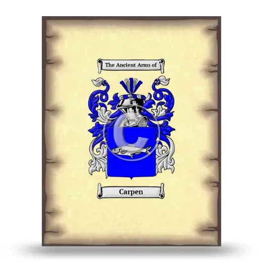 Carpen Coat of Arms Print