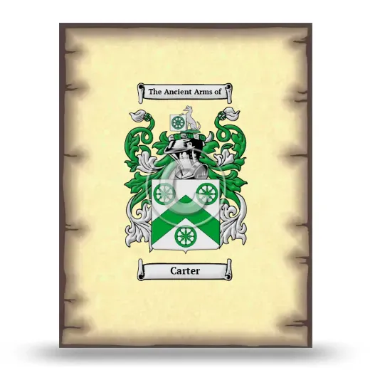 Carter Coat of Arms Print