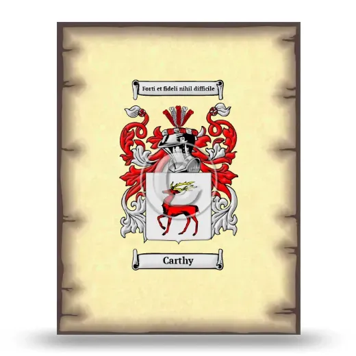 Carthy Coat of Arms Print