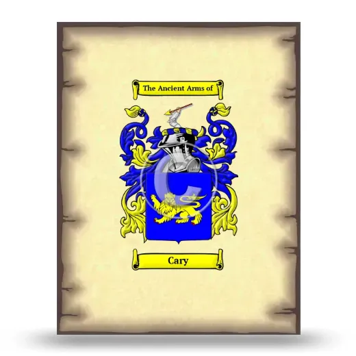 Cary Coat of Arms Print
