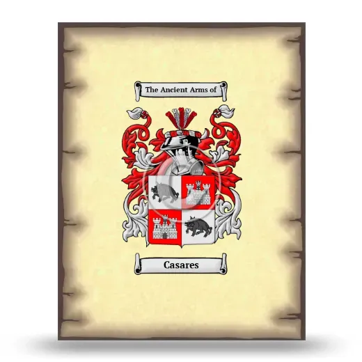 Casares Coat of Arms Print