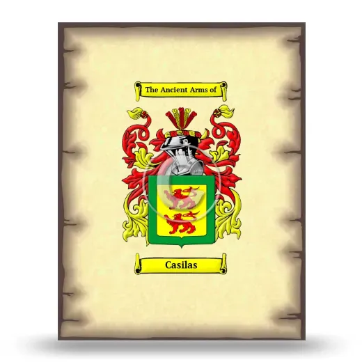Casilas Coat of Arms Print