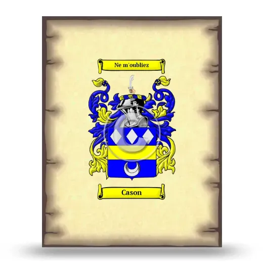 Cason Coat of Arms Print