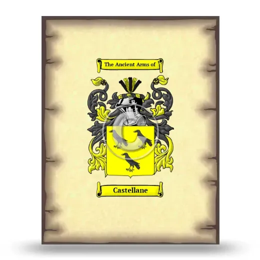 Castellane Coat of Arms Print