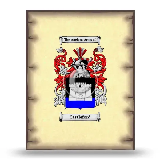 Castleford Coat of Arms Print