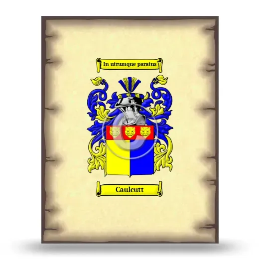 Caulcutt Coat of Arms Print