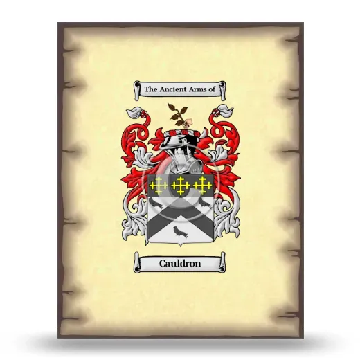 Cauldron Coat of Arms Print