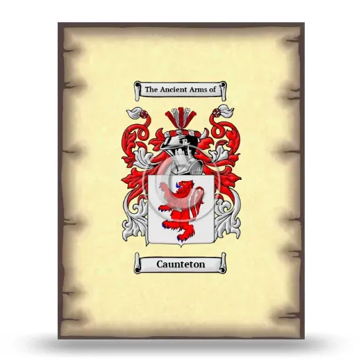 Caunteton Coat of Arms Print