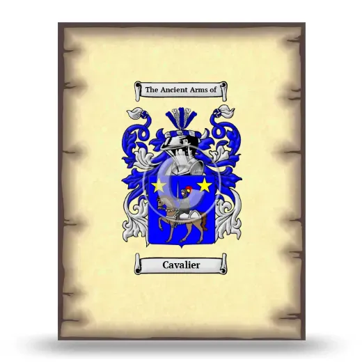 Cavalier Coat of Arms Print