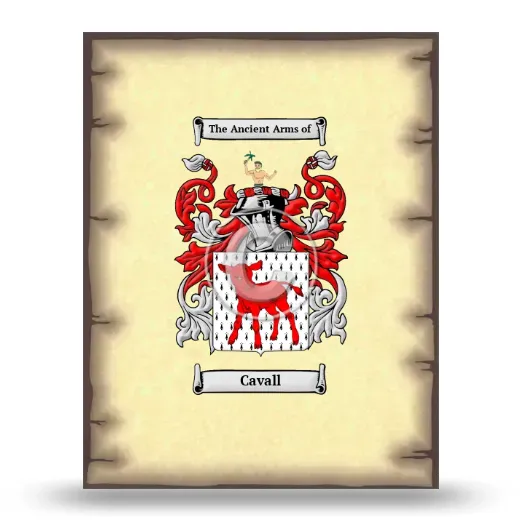 Cavall Coat of Arms Print