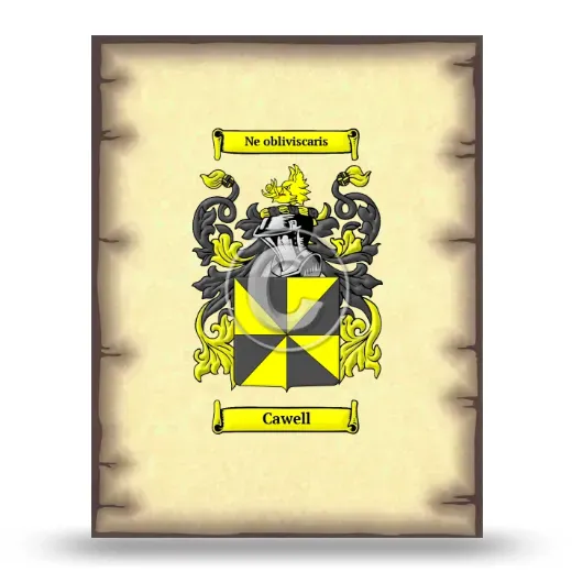 Cawell Coat of Arms Print