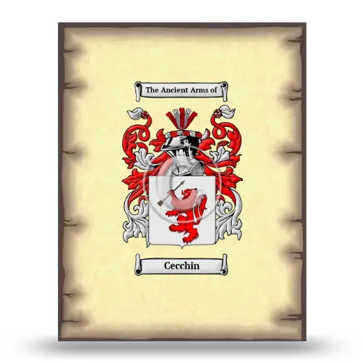 Cecchin Coat of Arms Print