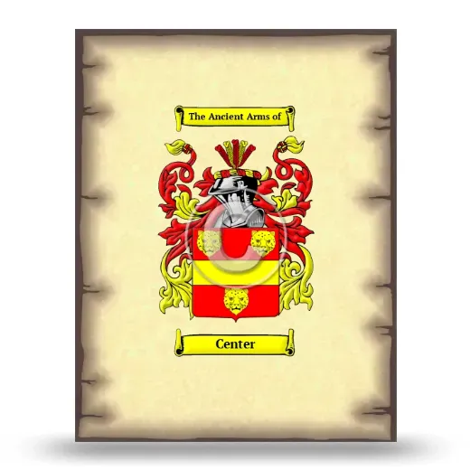 Center Coat of Arms Print