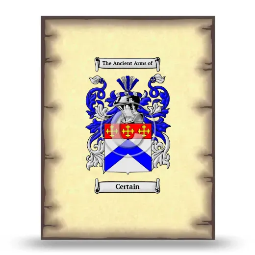 Certain Coat of Arms Print