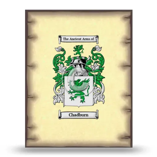 Chadburn Coat of Arms Print