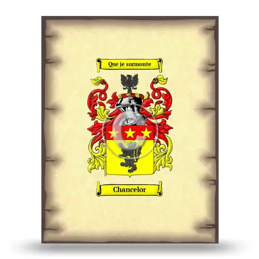 Chancelor Coat of Arms Print