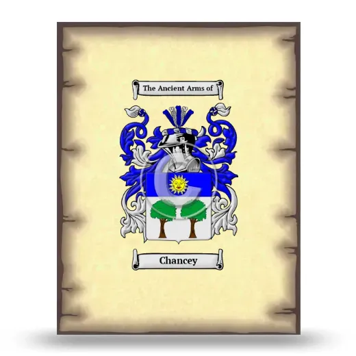 Chancey Coat of Arms Print